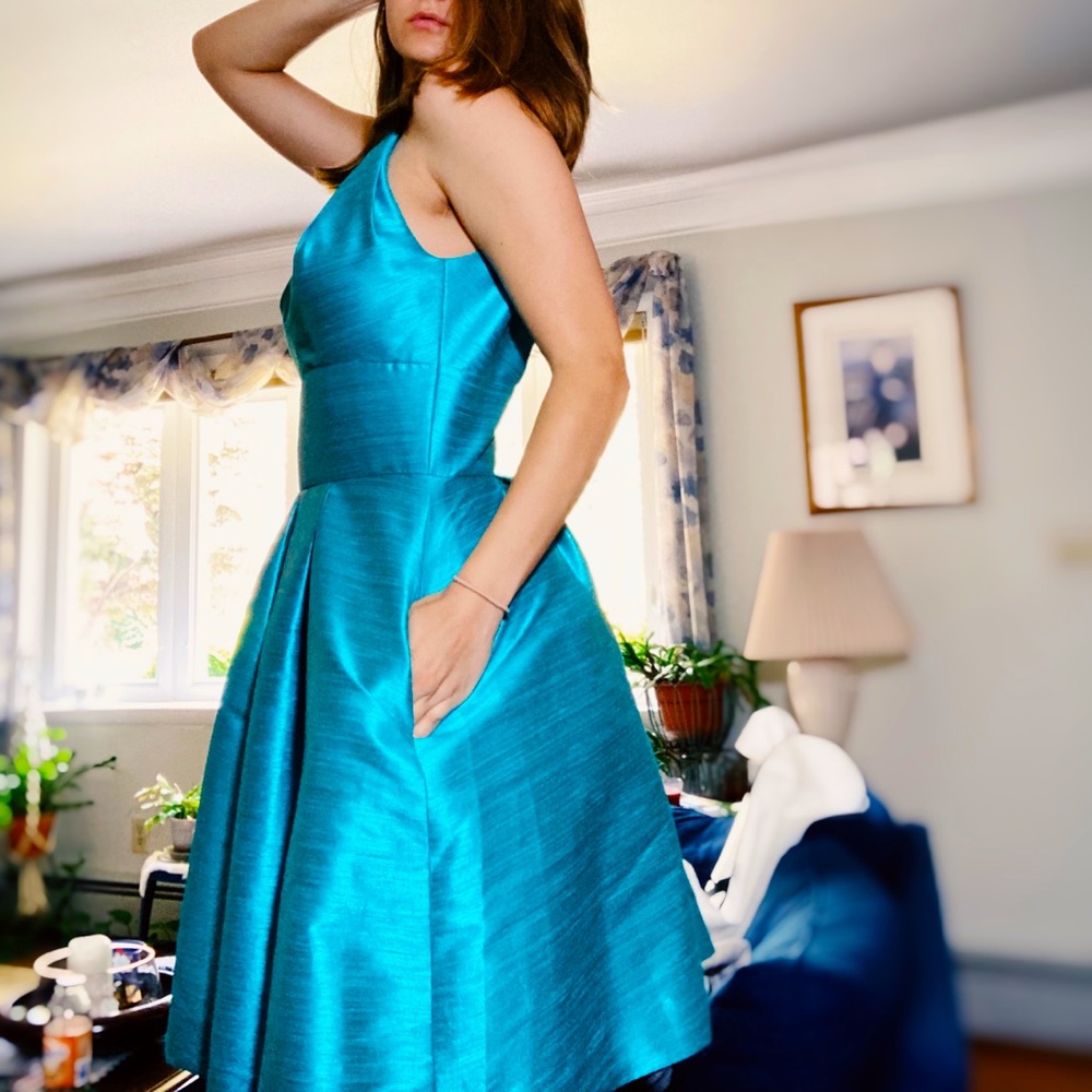 ALFRED SUNG cocktail dress in Azure